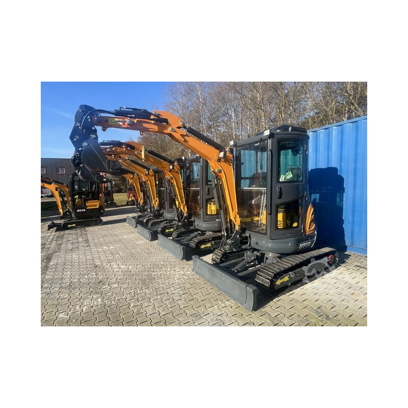 Tec-Point HT25 PRO Minibagger 2,5 t – Stahlketten / Kabine / Kubota