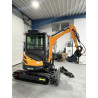 Tec-Point HT25 PRO mini excavator 2.5 t – steel tracks / cabin / Kubot