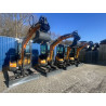 Tec-Point HT25 PRO Minibagger 2,5 t – Stahlketten / Kabine / Kubota