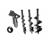 Hydraulischer Erdbohrer Komplett-Set mit verstärkter 4-Kant Aufnahme