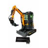 Tec-Point HT25 PRO minikoparka 2,5 t – gąsienice stalowe / kabina / Ku
