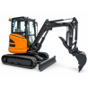 Mini excavator with cab Tec-Point Minibagger 2.9 t Yanmar engine ME26.