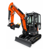 Mini koparka z pełną kabiną Tec-Point 2,5 t - klasa silnik Yanmar YXE2