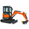 Mini koparka z pełną kabiną Tec-Point 2,5 t - klasa silnik Yanmar YXE2