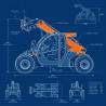 Tec-Point T2506 ładowarka teleskopowa 2,5 t / 6 m – nowa