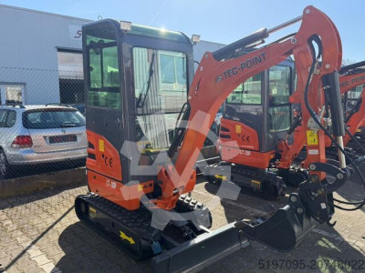 Tec-Point LT-20 PRO Minibagger 2,0 t – Kabine / Kubota – NEU