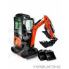 Mini Excavator with Full Cab & Heater - 1.8t Class