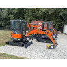 Mini excavator with full cab Tec-Point 2.5 t - class Yanmar engine YXE