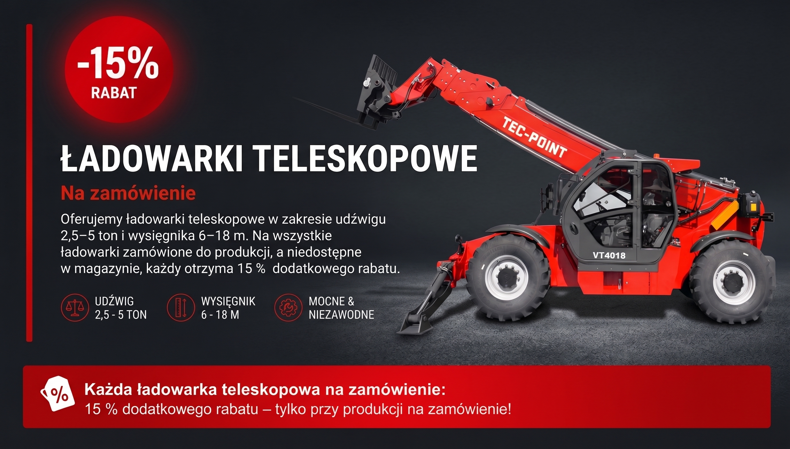 Ładowarka na zamówienie — 10% dodatkowego rabatu